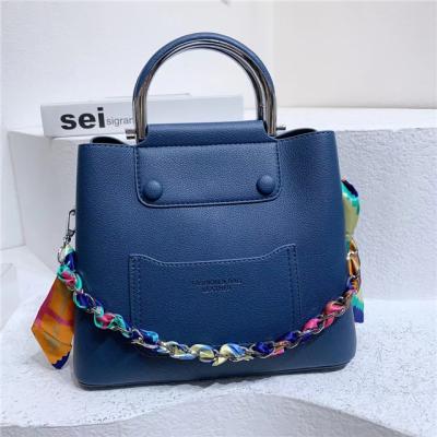 China The high-grade women's handbag European and American fashion lychee pattern one shoulder slant across the bag for sale