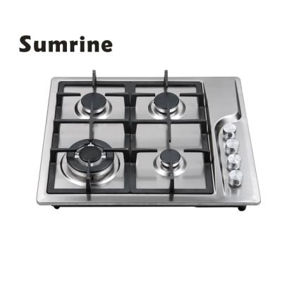 China Hotel gas hob 4 burner gas cooker low price cooktops built-in gas cooker for sale