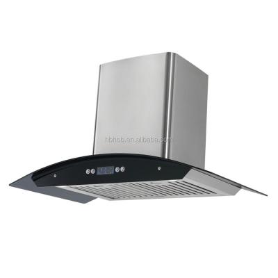 China Stainless Steel Body LED Light Wall Mounted Range Hood Cooker Hood Chimney Hood for sale