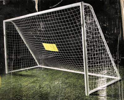 China Large Steel Soccer Goal Soccer Goal With Net HRSG16 for sale