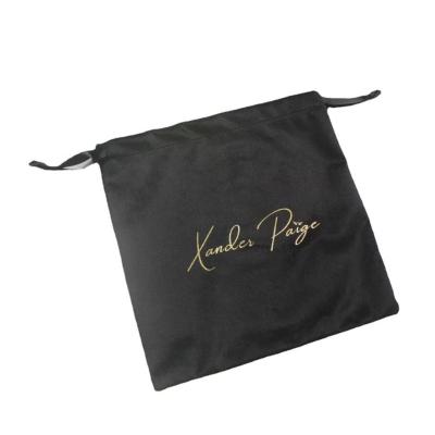 China Green Velvet Bag Black Velvet Bags 7x9cm 10x12cm 13x17cm Custom Logo Storage Sack Cosmetic Jewelry Packaging Pouches for sale