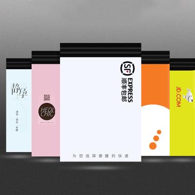 China POLY Messenger Mailing Bag Custom Printed Pink Plastic Envelope Express Mailing Poly Mailing Black White Black Nice Customized for sale