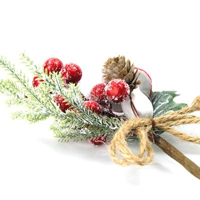 China China Wholesale Plastic Christmas Decorations Artificial Red Berries for sale