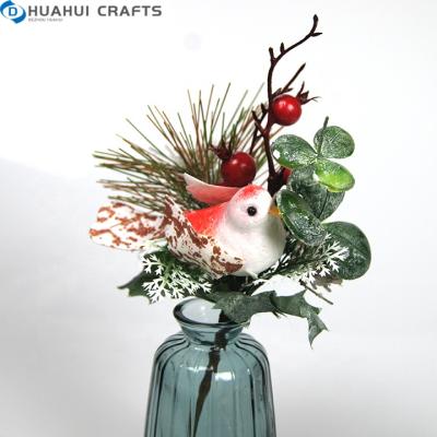 China Flower Wall Backdrop Christmas Decoration Feather Christmas Plastic Twig For Decoration for sale