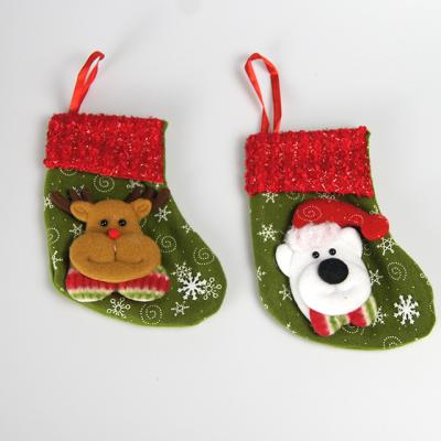 China Plastic Glitter Christmas Baubles Led Christmas Stocking Kids Christmas Stockings for sale