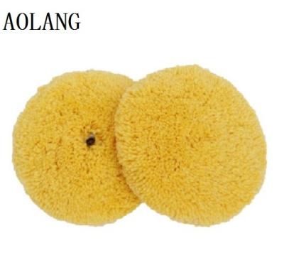 China High Yield 7 Inch Protective Wool Polish Polishing Pad And Car Care Wool For Cutting And Polishing Compound for sale