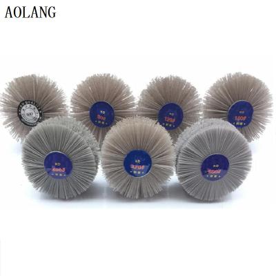 China Durable Abrasive Fin Wheel Sanding Grinding Machine Roller Disc Brush Mini Drill Rotary Tool Accessories for sale