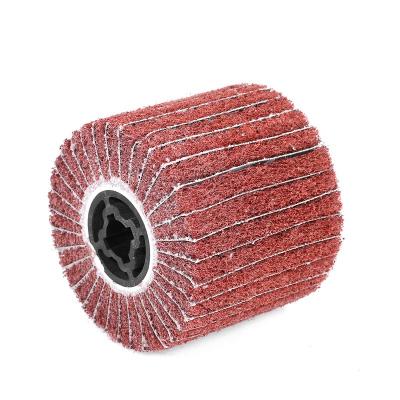 China Abrasive Stainless Steel Wire Drawing Wheel Buffing Brush Drum Buffing Polishing #120Grit, Stainless Steel Polishing Tools for sale