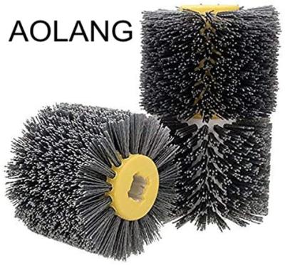 China Wire Abrasive Furniture Deburring Abrasive Wire Drawing Wheel Wood Grain Repairing Abrasive Wire Drawing Wheel Surface Polishing for sale