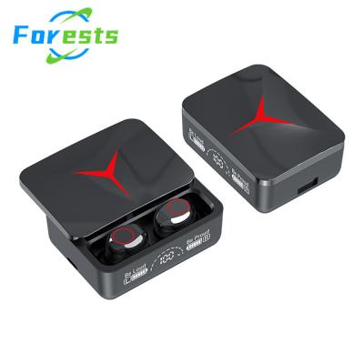 China BT 5.3 LED Digital Display Wireless Earbuds M90 TWS Gaming Headset Wireless Headset With Mic In-Ear Earbuds Wholesale Custom Earphones for sale