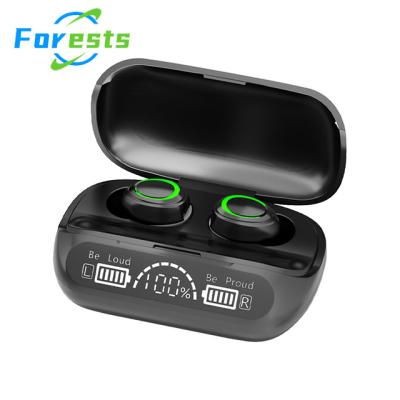 China Wireless Earphone Forests TWS YK61 BT 5.1 Sports Wireless Earbuds Box Charging 2000mAh Waterproof Earbuds Logo Custom Headsets for sale