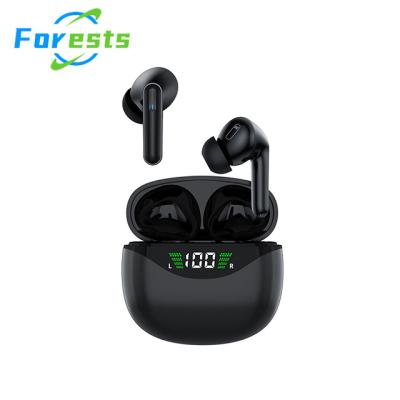 China Forests TWS VG121 Custom Earbuds Wireless BT Earbuds Wireless Earphone LED Display Low Latency 9D Stereo Headsets Earbuds for sale