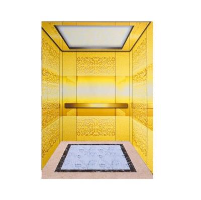 China Modern Elevator Passenger Elevator Luxury Titanium for sale