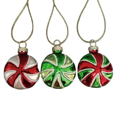 China Heat Resistant Glass Decorations Christmas Glass Crazy Glass Ornaments for sale