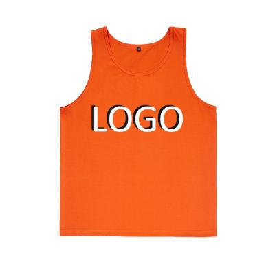 China Hot Selling Popular QUICK DRY Cotton Main Sleeveless 100% Custom Branded LOGO Printing Plain Men's Sports Tank Tops Wholesale for sale