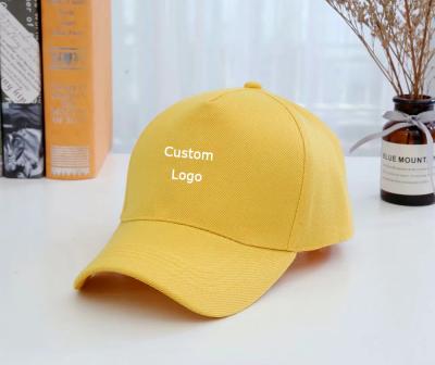 China JOINT Outdoor Baseball Hat Embroidery Summer Sports 5 Panel White Custom Hat Unisex for sale