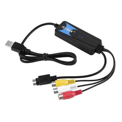 China VHS Tapes/VCR/Camcorder/VHS C Adapter/Hi 8/Mini DV Drive Kan Driver Free USB S-Video Video Capture Card/Composite to USB Game Grabber Analog-Digital VHS Capture DVD (VDC2021) for sale