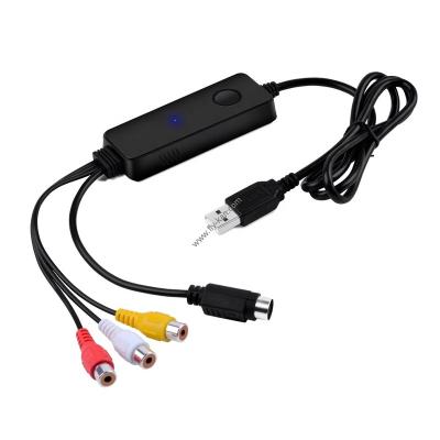 China Analog Video Grabber Kan VHS Fly To DVD Capture USB 2.0 Audio / Video Converter - S-Video / Compound To USB Video Capture AVC08-V2 for sale