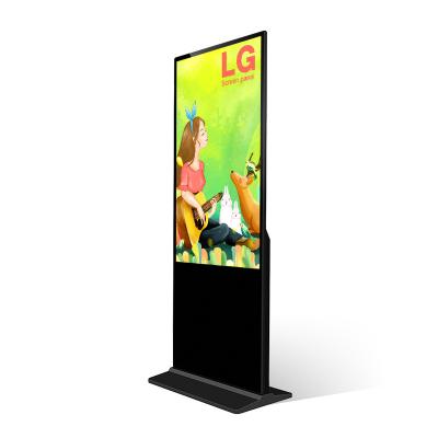 China Indoor Original Factory Systems LCD Led TV Player Wifi Floor Standing Digital Signage Advertising Display for sale