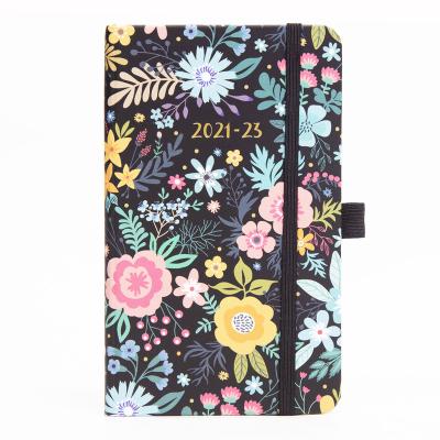 China 2022 Interior Pockets Calendar Hardcover Planner Mini Journal Pocket Tiny Notebook Diary Notepad with Interior Pockets for sale