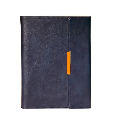 China Classic Debossed PU Leather Modern Debossed Refillable A5, A4 Business Notebook Planner Journal With Custom Logo Printing for sale