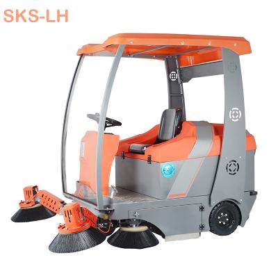 China SKS-LH Hotels Car Sweeper Machine Electric Cleaning Ride On Road Sweeper Sweeper for sale