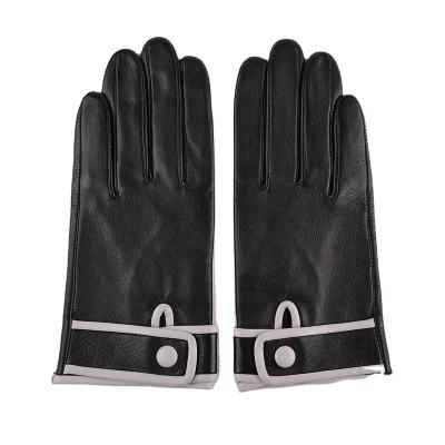 China Simple Fashionable Custom Wholesale High Quality One Finger Leather Merchant Gloves for sale