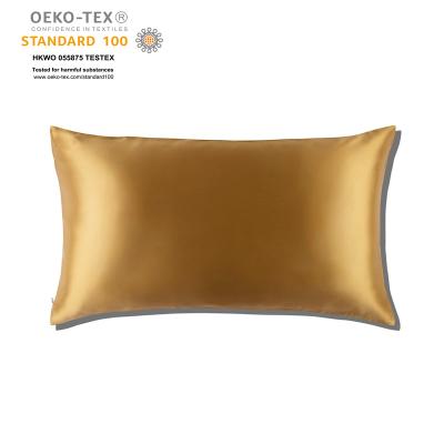 China Best Manufacture OKEO-Tex100 Luxury Anti-Static Silk Pillowcase Flower Printed Super Soft 100% Mulberry Silk Pillow Case 16/19/22 mm for sale