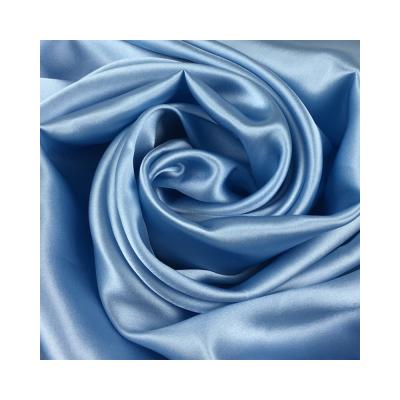 China Antibacterial Manufacturers Wholesale New Color Satin 100% Solid Silk Charmeuse Satin for sale