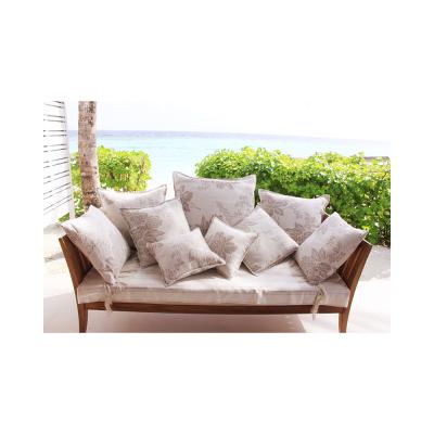 China Luxury Design Manufacturer Well Made Linen Pillowcase Natural Color Linen Tile For Living Room Sofa for sale