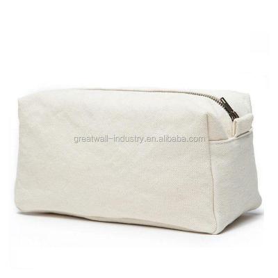 China High quality. 100% Eco-friendly OEM Accept Wholesale Custom Plain Cotton Canvas Blank Cosmetic Bag Makeup In China for sale