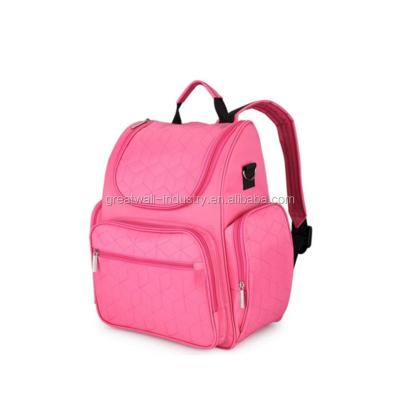 China Lightweight. High quality. Eco-friendly 100% Waterproof Baby Diaper Bag Backpacks With Changing Pad for sale