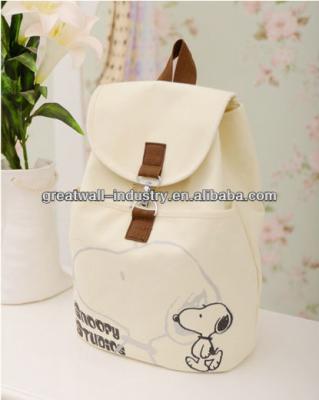 China Cheap School Backpack Fashion School Canvas Backpack For Teens for sale