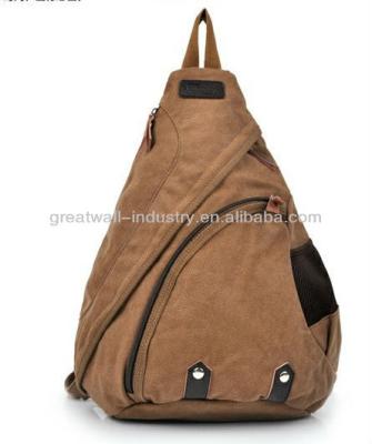 China Backpack the influx of new canvas shoulder bag backpack male simple diagonal shoulder fashion Korean wild leisure for sale