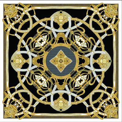 China Square As Video Show Custom Silk Scarf 90x90 100 Mulberry Square Scarf Luxury Silk For Women for sale