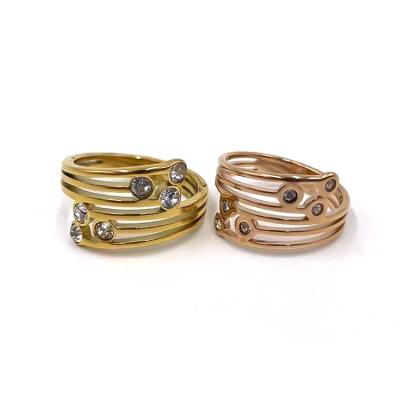 China Wholesale Men's Women's Gold Rings Casual/Sporty Fashion Places For All Fingers for sale