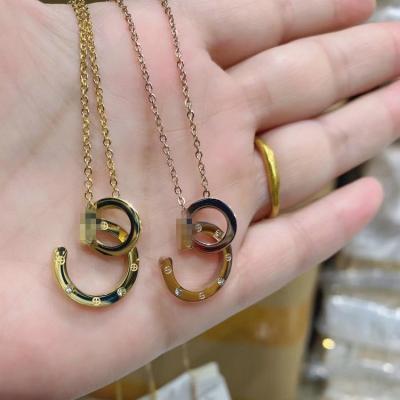 China 2021 New Designs Customized Wholesale Fashionable Casual/Sporty Stainless Steel Necklace For Women for sale