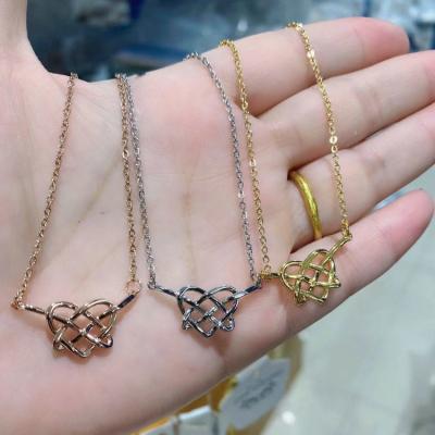 China New Design Trendy Casual/Sporty Hot Selling Women Fashion Stainless Steel Chain Necklaces Jewelry for sale