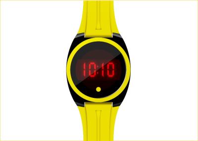 China Relojes de Digitaces de la pantalla táctil de la PU Stap con la parte posterior de la caja de acero inoxidable/el bisel de la aleación en venta