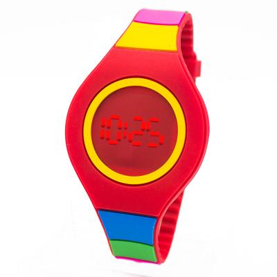 China La banda del silicón de los relojes/del arreglo para requisitos particulares del regalo LED Digital llevó el reloj de la moda en venta