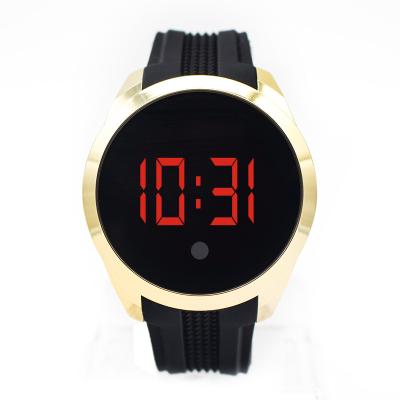 China Personality gun alloy case one year warranty soft silicone band Touch screen digital watches for sale