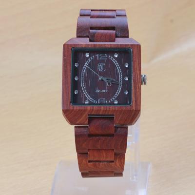 China Waterproof handmade wood watches With China Movement , OEM service for sale