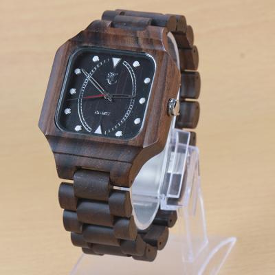 China Water resistant natural Wooden Wrist Watch / wood dial watch , custom LOGO for sale