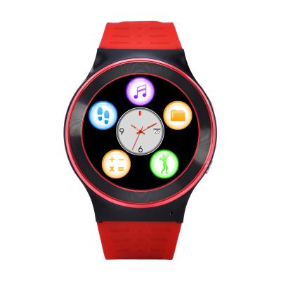 China Red Smart Bluetooth Watch Phone For Adult / Gps Tracking Touch Screen Watch for sale