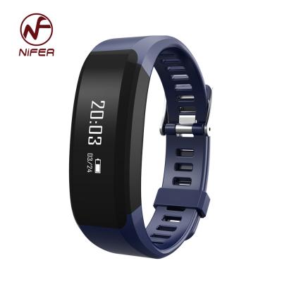 China Bluetooth heart rate health sleep monitor pedometer bracelet with CE certificate for sale