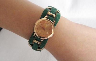 China Unisex Wrap Around Leather Watch for sale