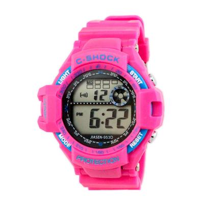 China Silicone Waterproof Multifunction Digital Sports Watches Mens Quartz Wrist Watch for sale