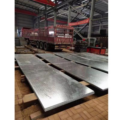 China Forms Good Quality High Strength Mild Galvanized Carbon Steel Embossed /Riffled Steel Plate for sale