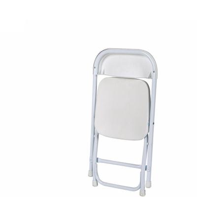 China Popular modern wedding plastic steel steel folding furniture outdoor folding chair for event for sale