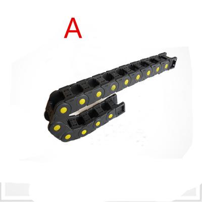 China Factory Transmission Chains 25*77mm Tow Cable Plastic Drag Chain Machine L300mm For CNC Router Tools for sale